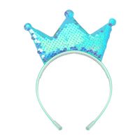Simple Style Crown Plastic Resin Patchwork Hair Band sku image 1