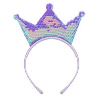 Simple Style Crown Plastic Resin Patchwork Hair Band main image 3