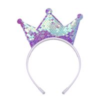 Simple Style Crown Plastic Resin Patchwork Hair Band sku image 5