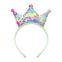 Simple Style Crown Plastic Resin Patchwork Hair Band sku image 20