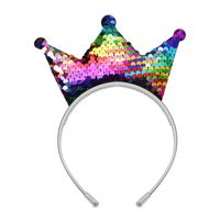 Simple Style Crown Plastic Resin Patchwork Hair Band sku image 19