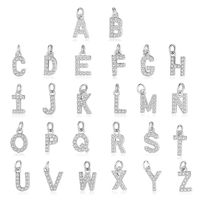 Simple Style Letter Zircon Copper Wholesale Charms Jewelry Accessories main image 1