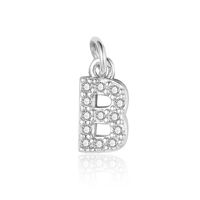 Style Simple Lettre Zircon Le Cuivre De Gros Charmes Bijoux Accessoires sku image 2