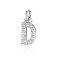 Simple Style Letter Zircon Copper Wholesale Charms Jewelry Accessories sku image 4