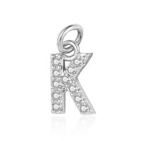 Simple Style Letter Zircon Copper Wholesale Charms Jewelry Accessories sku image 11