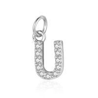 Simple Style Letter Zircon Copper Wholesale Charms Jewelry Accessories sku image 20