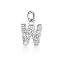 Simple Style Letter Zircon Copper Wholesale Charms Jewelry Accessories sku image 22