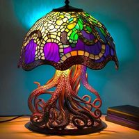 Cartoon Mushroom Resin Night Lamp Home Decoration main image 4