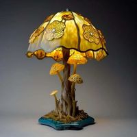 Cartoon Mushroom Resin Night Lamp Home Decoration sku image 11
