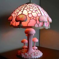 Cartoon Mushroom Resin Night Lamp Home Decoration sku image 7