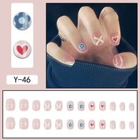 Lady Sweet Flower Plastic Nail Patches 1 Set main image 5