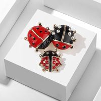 Cute Funny Korean Style Insect Alloy Enamel Rhinestones Women's Brooches main image 1