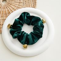 Romantic Solid Color Flannel Handmade Hair Tie sku image 2