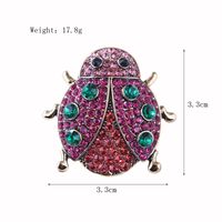 Drôle Style Coréen Insecte Alliage Strass Unisexe Broches sku image 1