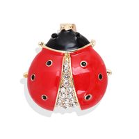 Ig Style Cute Korean Style Insect Alloy Inlay Rhinestones Women's Brooches main image 3