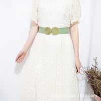 Sweet Solid Color Cotton And Linen Women's Woven Belts main image 5