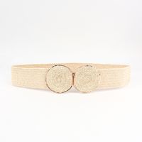 Sweet Solid Color Cotton And Linen Women's Woven Belts sku image 5
