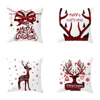 Ethnic Style Letter Elk Polyester Pillow Cases main image 4