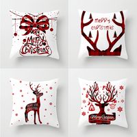 Ethnic Style Letter Elk Polyester Pillow Cases sku image 8