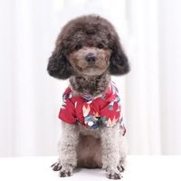 Simple And Comfortable Small And Medium Dog Beach Pineapple Shirt main image 4