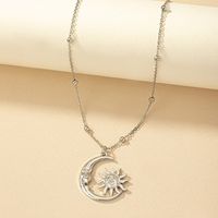 Ig Style Simple Style Sun Moon Alloy Plating Women's Pendant Necklace main image 4