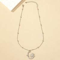 Ig Style Simple Style Sun Moon Alloy Plating Women's Pendant Necklace main image 6