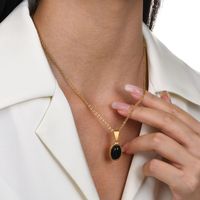 304 Stainless Steel 18K Gold Plated Retro Layered Plating Geometric Layered Necklaces main image 6