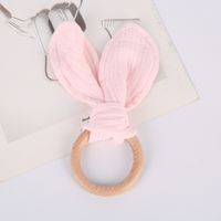 Baby Toys Bunny Ears Wood Cotton Toys sku image 5