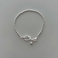 Dame Couleur Unie Le Cuivre Placage Plaqué Argent Bracelets sku image 1