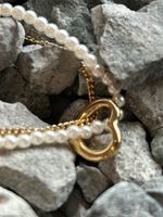 Modern Style Heart Shape Titanium Steel Necklace In Bulk sku image 1