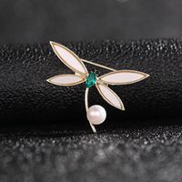 Simple Style Bamboo Flower Alloy Plating Women's Corsage sku image 11