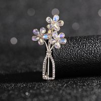 Simple Style Bamboo Flower Alloy Plating Women's Corsage sku image 12