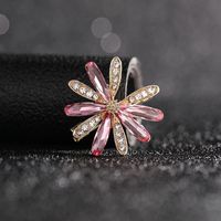 Simple Style Bamboo Flower Alloy Plating Women's Corsage sku image 8