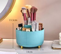 Solid Color Simple Portable Dustproof Makeup Tools Storage Box sku image 1