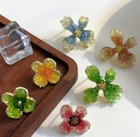 1 Pair Elegant Sweet Flower Artificial Crystal Ear Studs main image 4