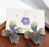 1 Pair Elegant Sweet Flower Artificial Crystal Ear Studs sku image 4