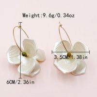 1 Pair Simple Style Commute Flower Plating 304 Stainless Steel Arylic Natural Stone Crystal Beads Gold Plated Drop Earrings sku image 1