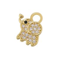 Casual Cute Simple Style Tortoise Animal Bird Copper 18k Gold Plated Zircon Charms In Bulk sku image 21