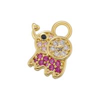 Casual Cute Simple Style Tortoise Animal Bird Copper 18k Gold Plated Zircon Charms In Bulk sku image 22