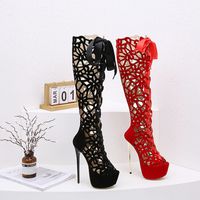 Women's Elegant Sexy Plaid Bowknot Open Toe Strappy Sandals main image 1