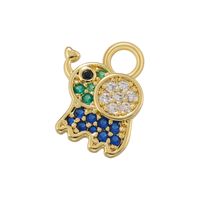 Casual Cute Simple Style Tortoise Animal Bird Copper 18k Gold Plated Zircon Charms In Bulk sku image 23