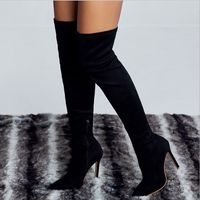 Women's Streetwear Solid Color Point Toe Classic Boots main image 2