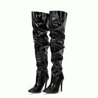 Women's Streetwear Solid Color Point Toe Classic Boots main image 5