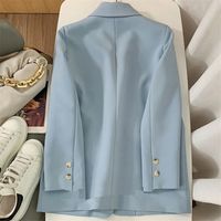 Women's Coat Long Sleeve Blazers Business Solid Color main image 2
