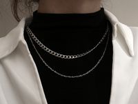 Hip-hop Solid Color Titanium Steel Necklace In Bulk main image 4