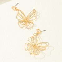 1 Piece Simple Style Butterfly Mesh Alloy Ear Studs main image 1