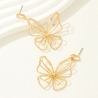 1 Piece Simple Style Butterfly Mesh Alloy Ear Studs main image 8