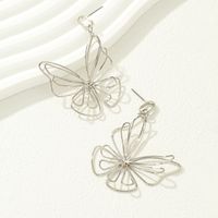 1 Piece Simple Style Butterfly Mesh Alloy Ear Studs main image 5