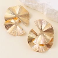 1 Pair Simple Style Solid Color Plating Iron Ear Studs main image 3