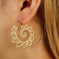 Neue Produkte Blätter Spirale Persönlichkeit Rotierende Römische Ohrringe Blatt Ohrringe Schmuck Frauen sku image 9